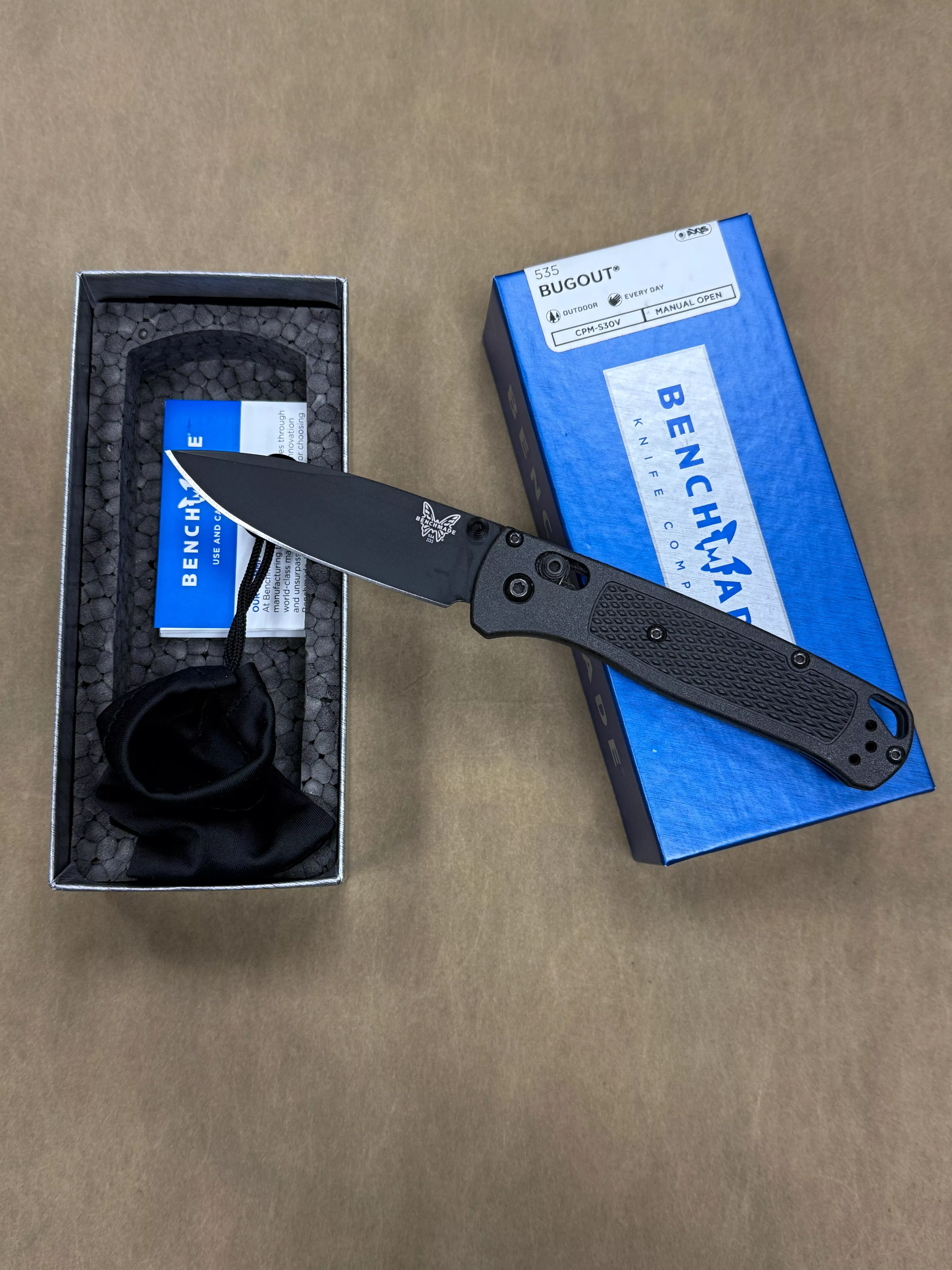 Benchmade Bugout 535 S30V detail