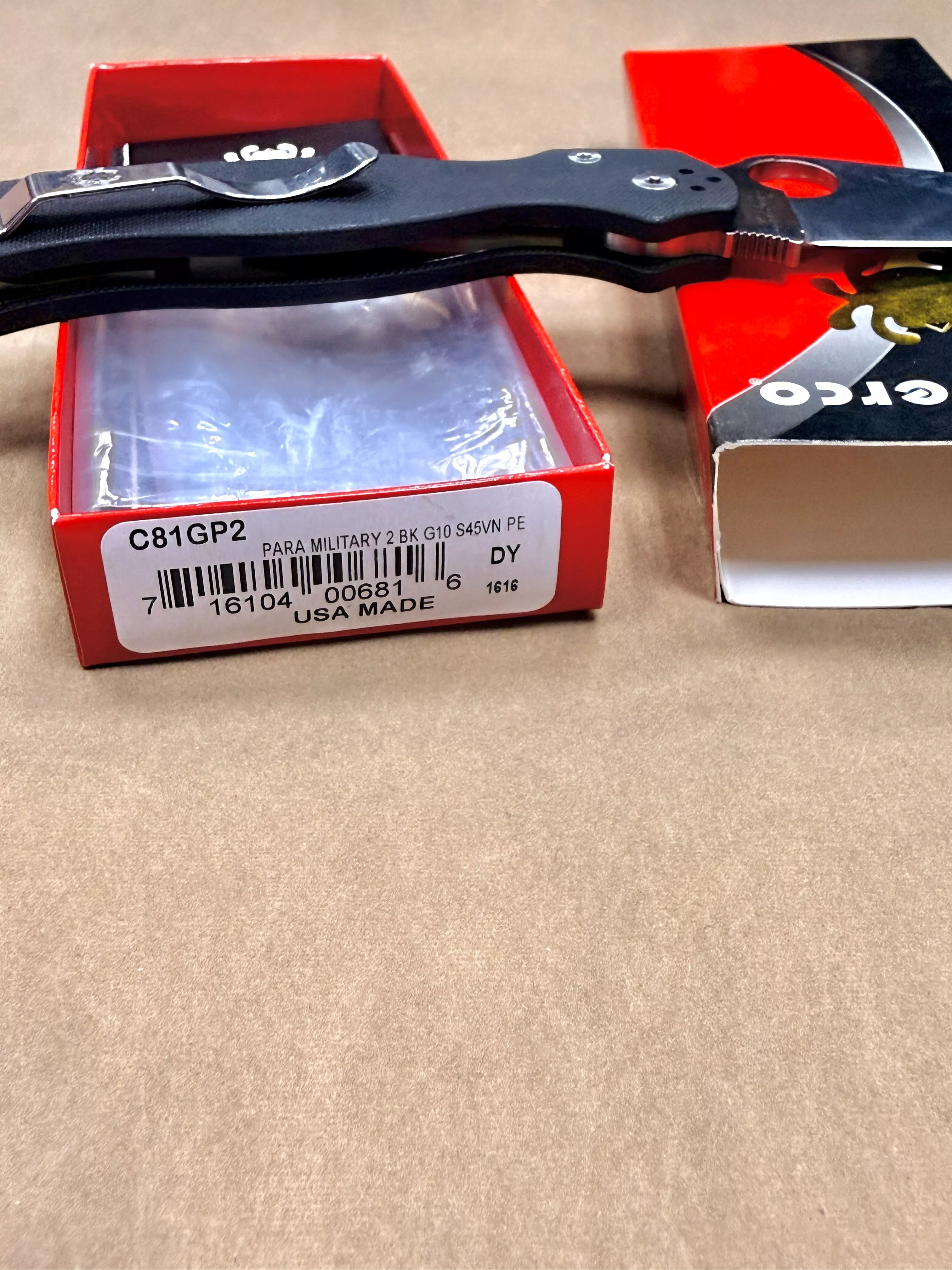 Spyderco PM2 detail