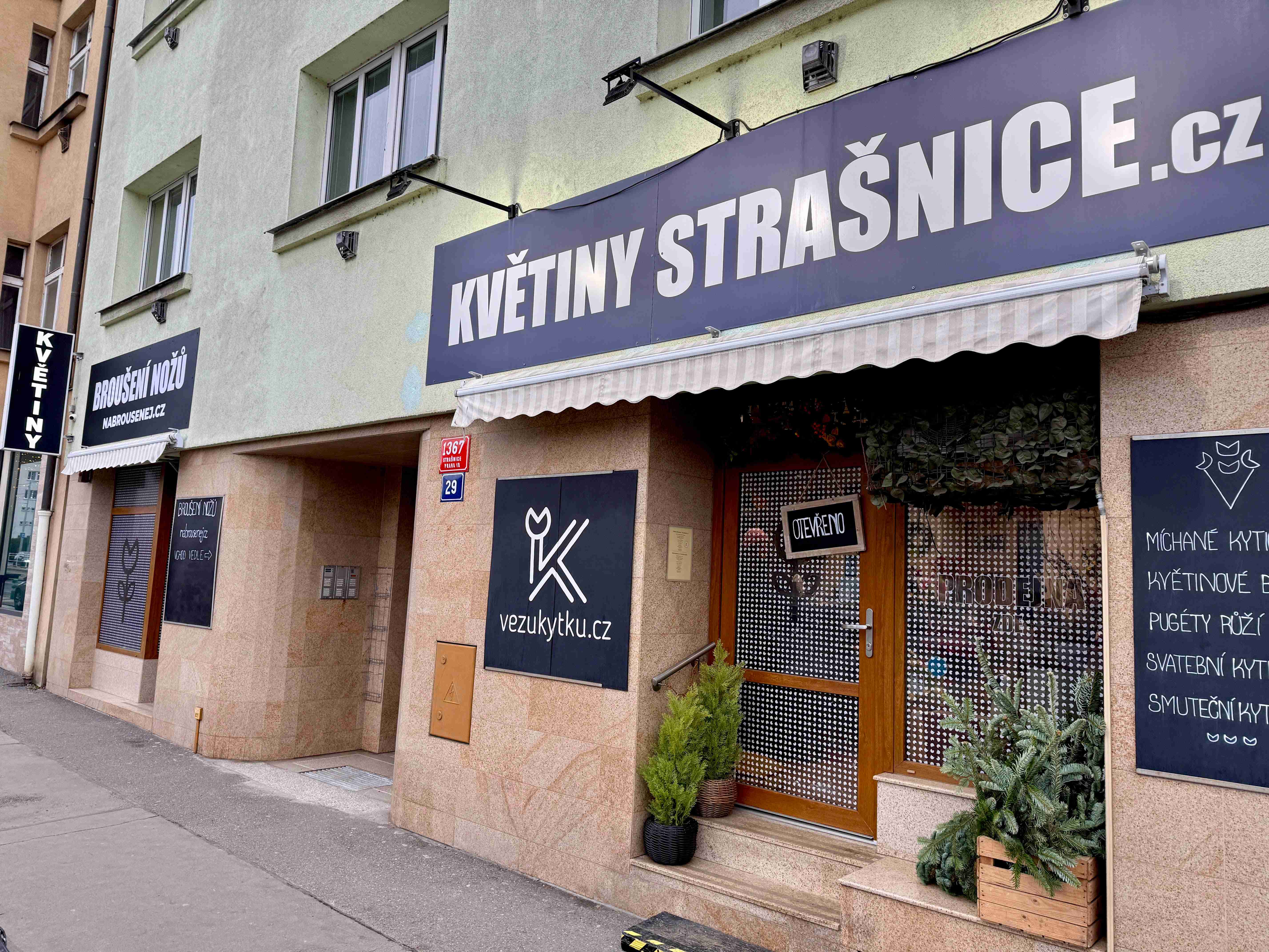 Provozovna broušení nožů v Praze