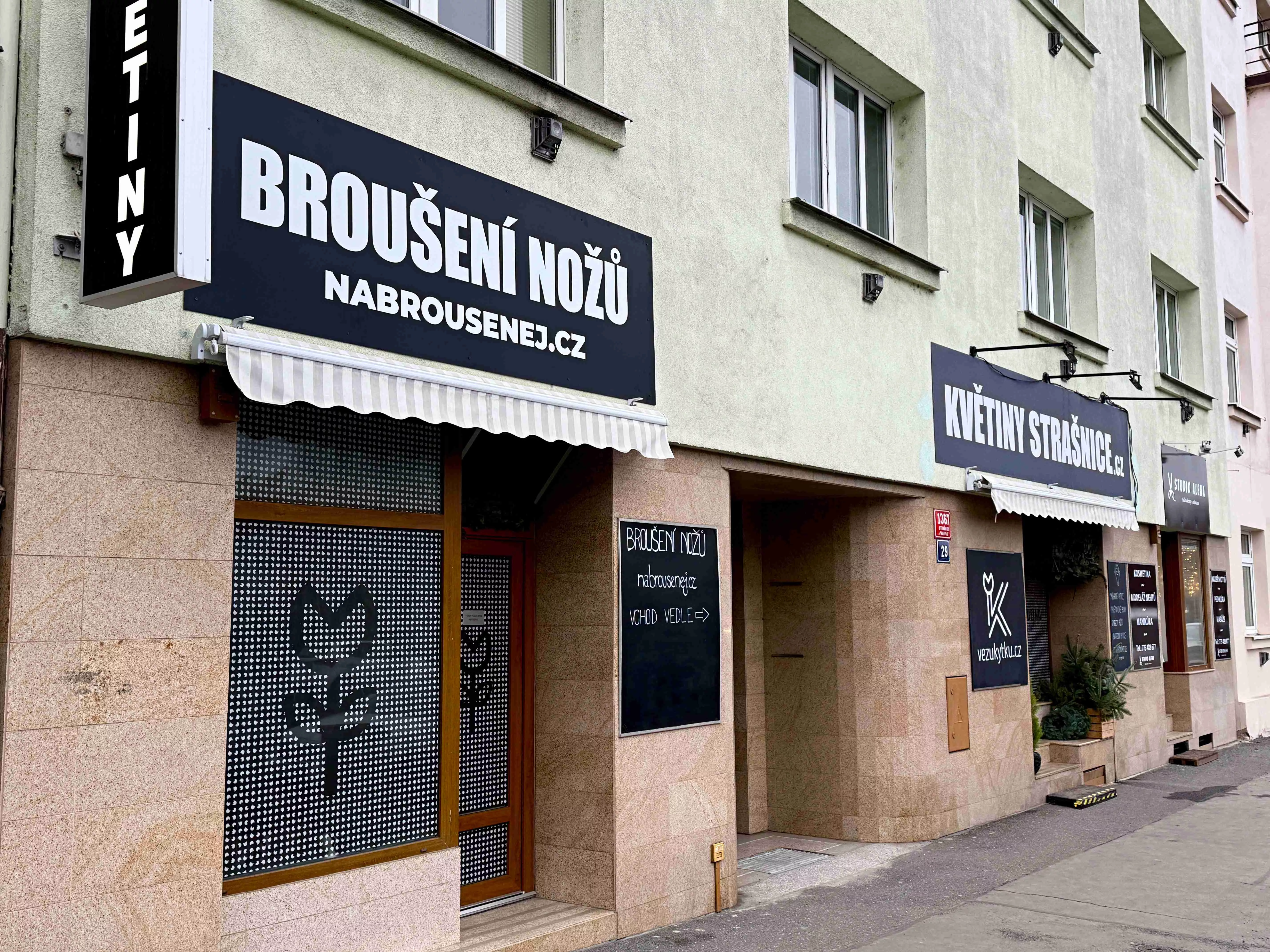 Provozovna broušení nožů Strašnice